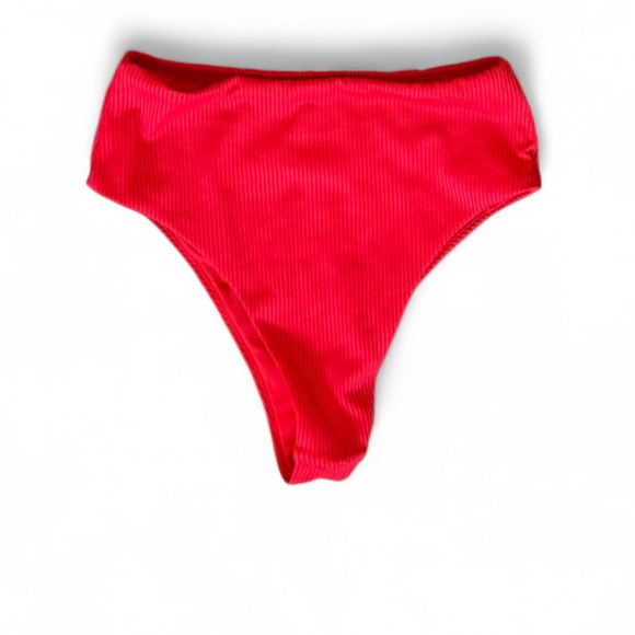 Express Other - Express Women’s Small High Waisted Vibrant Red Bikini Bottom Summer Vacation
